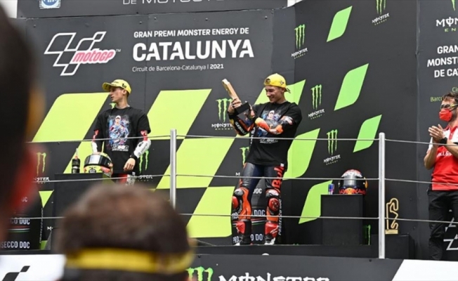 Moto3 Dünya Şampiyonası'nda ilk podyum sevincini yaşayan Deniz Öncü'nün hedefi, MotoGP şampiyonluğu
