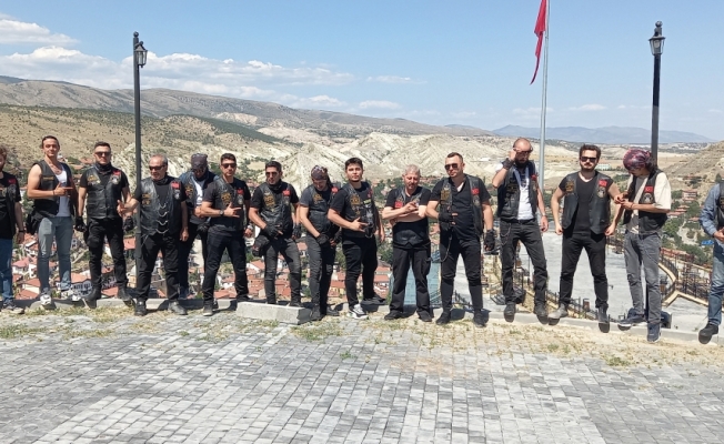 Power Riders Motosiklet Kulübü üyeleri Beypazarı'na geldi