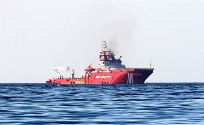 Nene Hatun Acil Müdahale Gemisi, Akdeniz'de Suriye kaynaklı petrol sızıntısına ilişkin temizlik çalışmasına başladı