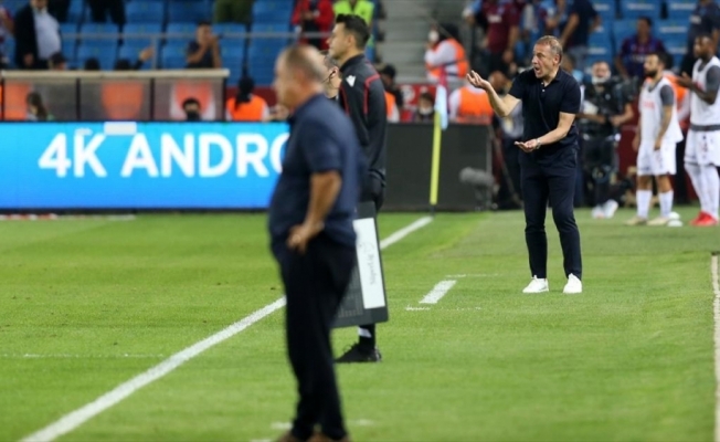 Trabzonspor Teknik Direktörü Avcı: Oyun olarak memnun, skor olarak memnun değilim