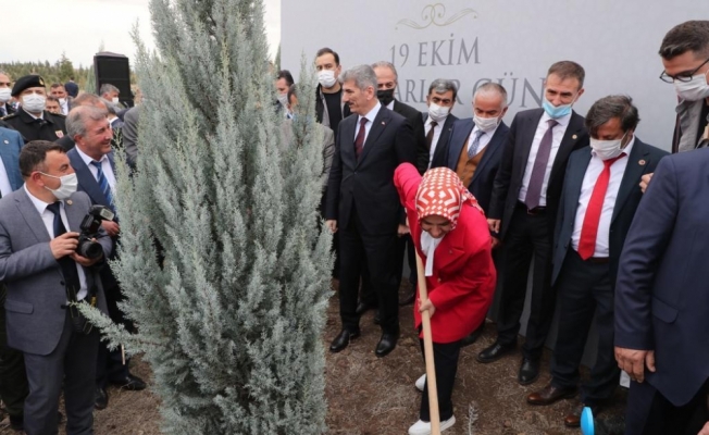 Ankara'da Muhtarlar Günü'ne özel hatıra ormanı oluşturuldu