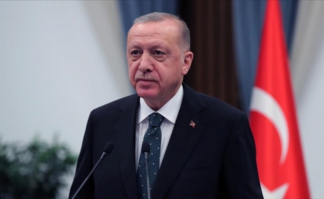 Cumhurbaşkanı Erdoğan: 12 ay gibi rekor bir sürede milli deniz topumuzu ürettik