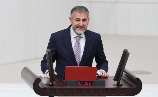 Hazine ve Maliye Bakanı Nureddin Nebati TBMM'de yemin etti
