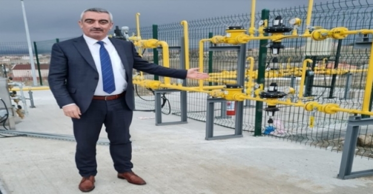Ankara'nın Evren ilçesi doğalgaza kavuştu