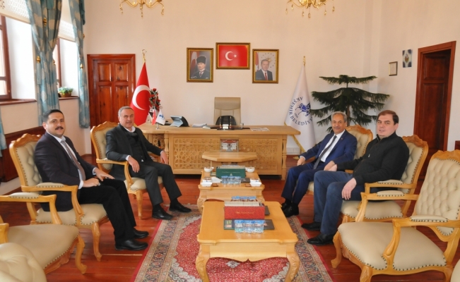 AK Parti MKYK Üyesi Hasan Sert, Başkan Akkaya'yı ziyaret etti