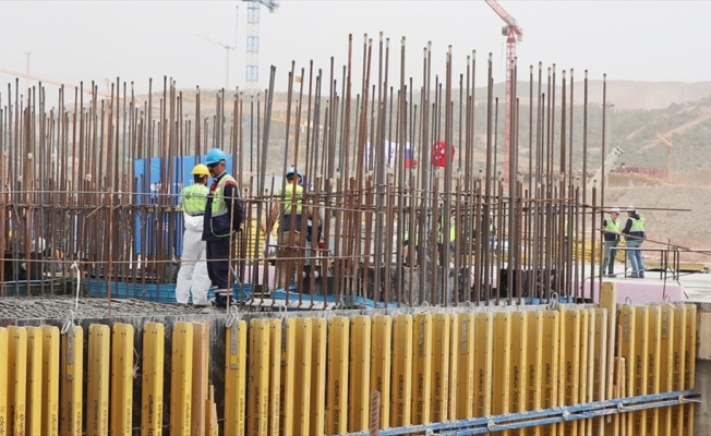 Akkuyu NGS'nin ilk ünitesinde inşaat çalışmaları yüzde 80 tamamlandı