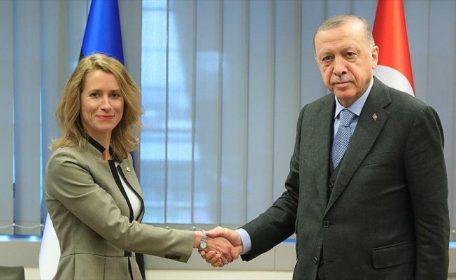 Cumhurbaşkanı Erdoğan, Estonya Başbakanı Kallas ile telefonda görüştü
