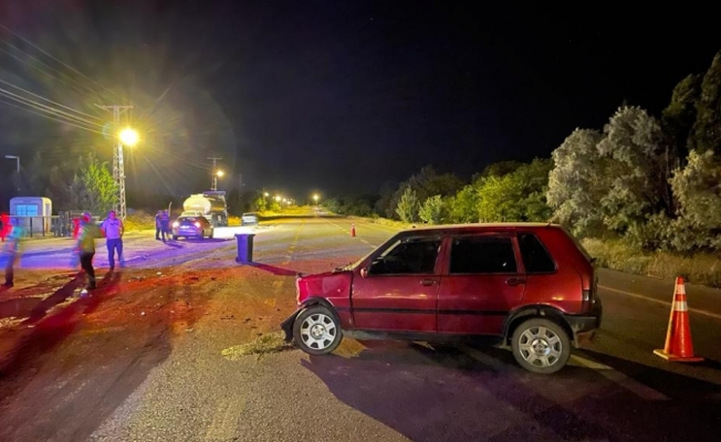 Kırıkkale'de 2 otomobilin çarpıştığı kazada bir kişi yaralandı