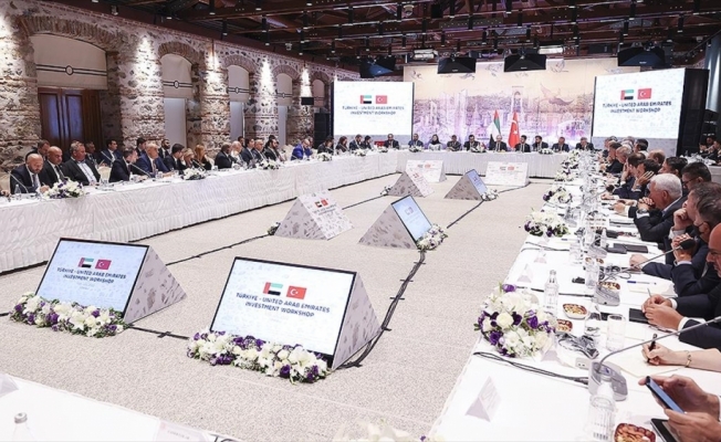 Türkiye ve BAE heyetleri İstanbul'daki yatırım çalıştayında bir araya geldi
