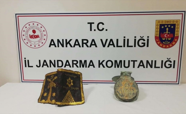 Ankara'da tarihi eser operasyonunda 3 şüpheli gözaltına alındı