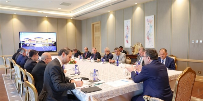 Cumhurbaşkanı Yardımcısı Yılmaz başkanlığında deprem koordinasyon toplantısı yapıldı
