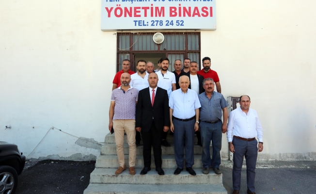 Yaşar, Yeni Başkent Oto Sanayi Sitesi’ni ziyaret etti