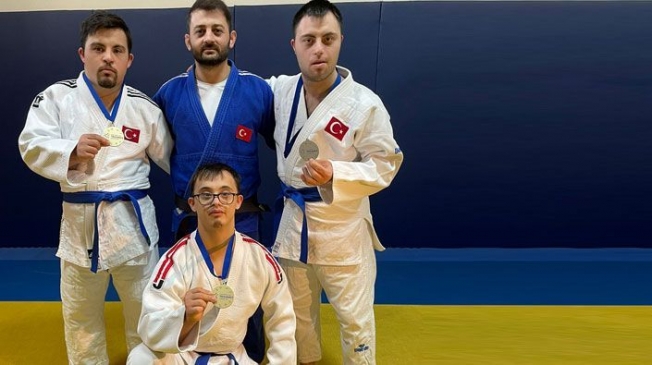 Özel Sporcular Down Judo Milli Takımı seçmeleri Ankara'da yapıldı