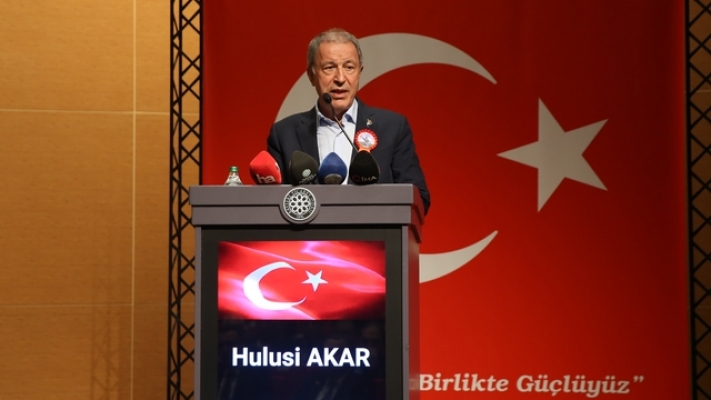 TBMM Milli Savunma Komisyonu Başkanı Akar, Kayseri'de şed kuşatma töreninde konuştu: