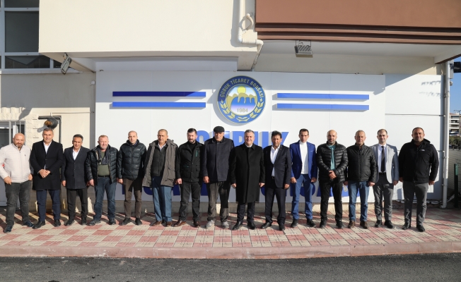 Çubuk Belediye Başkanı Demirbaş, Ticaret Borsası Başkanı Şan’ı ziyaret etti