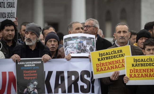 Ankara Filistin Dayanışma Platformu Üyeleri, Filistin’e Destek Yürüyüşü Düzenledi