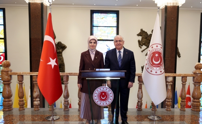 Bakanlar Göktaş ve Şimşek'ten, Milli Savunma Bakanı Güler'e taziye ziyareti