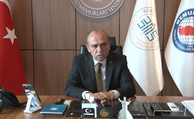 Büro Memur-Sen Genel Başkanı Yazgan'dan seçim öncesi 3600 ek gösterge talebi