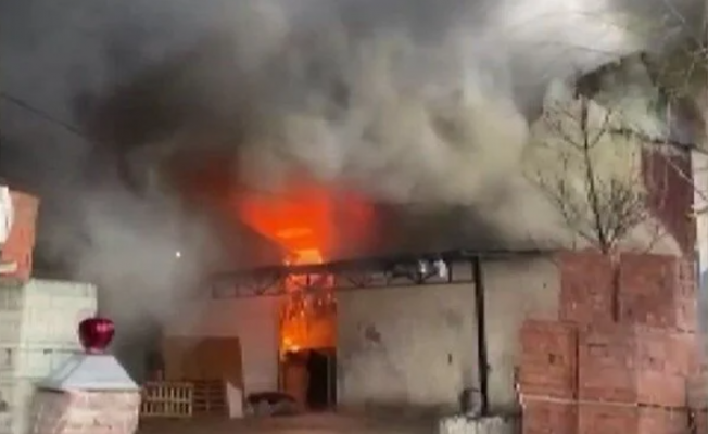 Ankara Altındağ'da Depo Yangını!