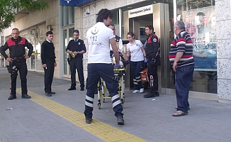 Altındağ'da banka çıkışı silahlı saldırı!