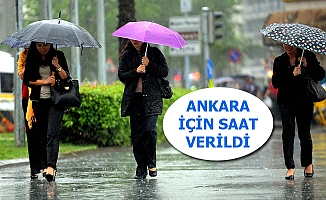 Ankara'da Kuvvetli Sağanak Yağış Bekleniyor!