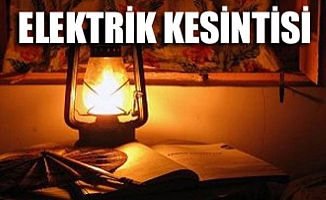Ankara'da üç günlük elektrik kesintisi var ( 7-8-9 Temmuz 2017)