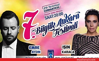Büyük Ankara Festivali ilk gün etkinlik ve konser bilgileri...