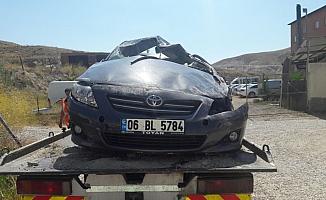 Gürün'de trafik kazası: 2 yaralı