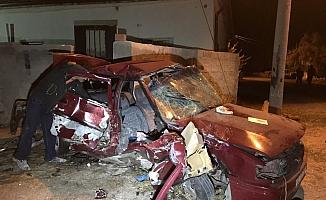 Aksaray'da otomobil ile minibüs çarpıştı: 5 yaralı