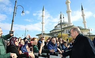 Cumhurbaşkanı Erdoğan, cuma namazını Beştepe Millet Camisi'nde kıldı