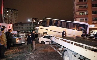 Kayseri'de Minibüs Şaha Kalktı!