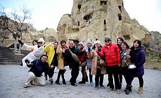Kapadokya'da yılbaşı hareketliliği