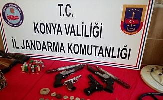 Konya'da kaçak kazı operasyonu