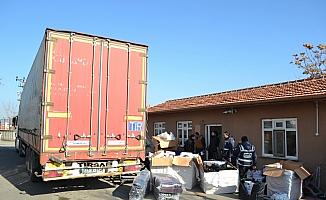 Aksaray'da 23 bin 200 paket kaçak sigara ele geçirildi