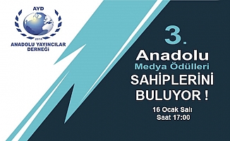 Anadolu Medya Ödülleri Töreni Bugün Gerçekleştirilecek!