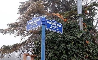 BAE Büyükelçiliğinin sokağına “Fahreddin Paşa“ tabelası asıldı