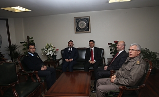 Vali Topaca'dan Başkan Ercan'a Ziyaret!