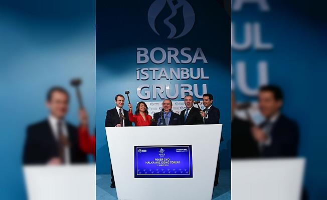 Borsa İstanbul'da gong Peker GYO için çaldı