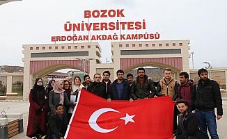 Yabancı uyruklu öğrencilerden Zeytin Dalı Harekatı'na destek