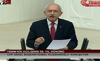 23 Nisan Özel Oturumu'nda Kılıçdaroğlu vekillerle tartıştı