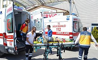 Aksaray'da asansör boşluğuna düşen kişi yaralandı