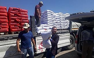 Büyükşehir Belediyesinden Şereflikoçhisar'a tohum desteği