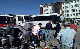 Çubuk’ta trafik kazası: 3 yaralı