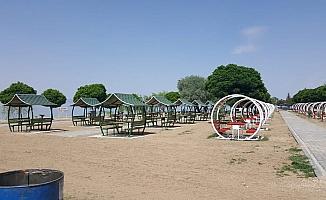 Hirfanlı'daki Savcılı Plajı yenilendi