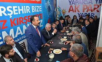 Kırşehir'de CHP'den AK Parti'ye ziyaret
