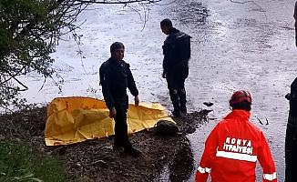 Konya'da sulama kanalına giren kişi boğuldu