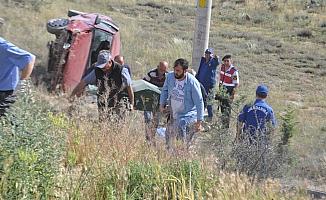 Nevşehir'de otomobil devrildi: 1 ölü, 1 yaralı