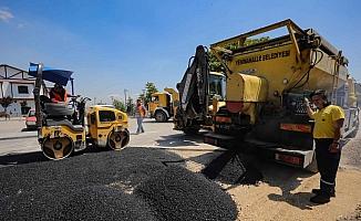Yenimahalle'de yol yapım ve asfaltlama çalışmaları