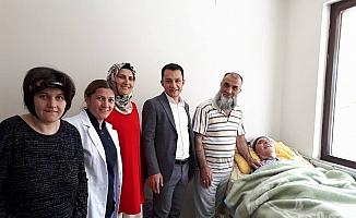 Beyşehir'de evde sağlık hizmeti alan hastalara moral ziyareti