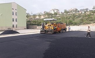 Beyşehir'de sıcak asfalt çalışmaları